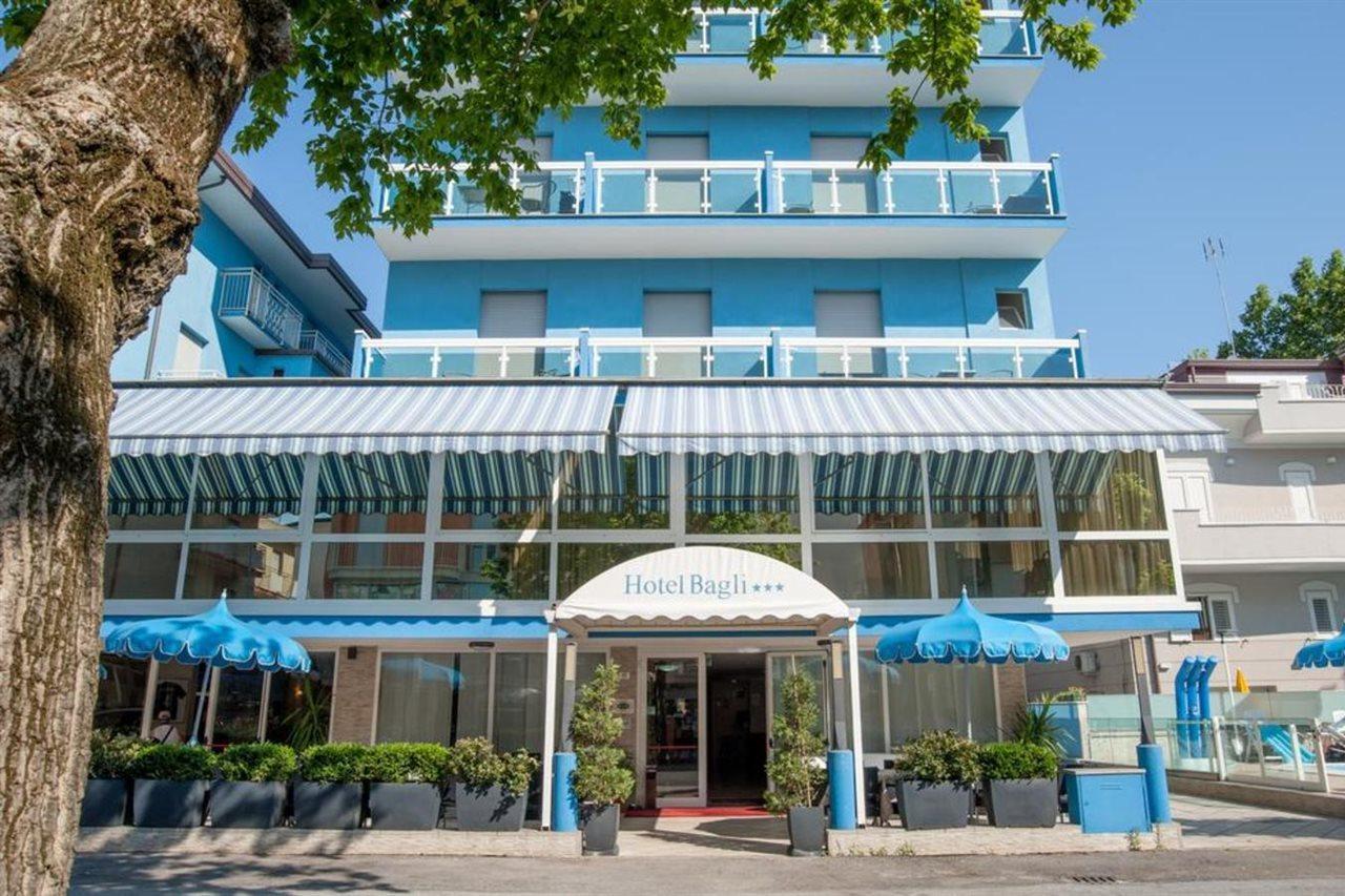 Hotel Bagli Римини Экстерьер фото
