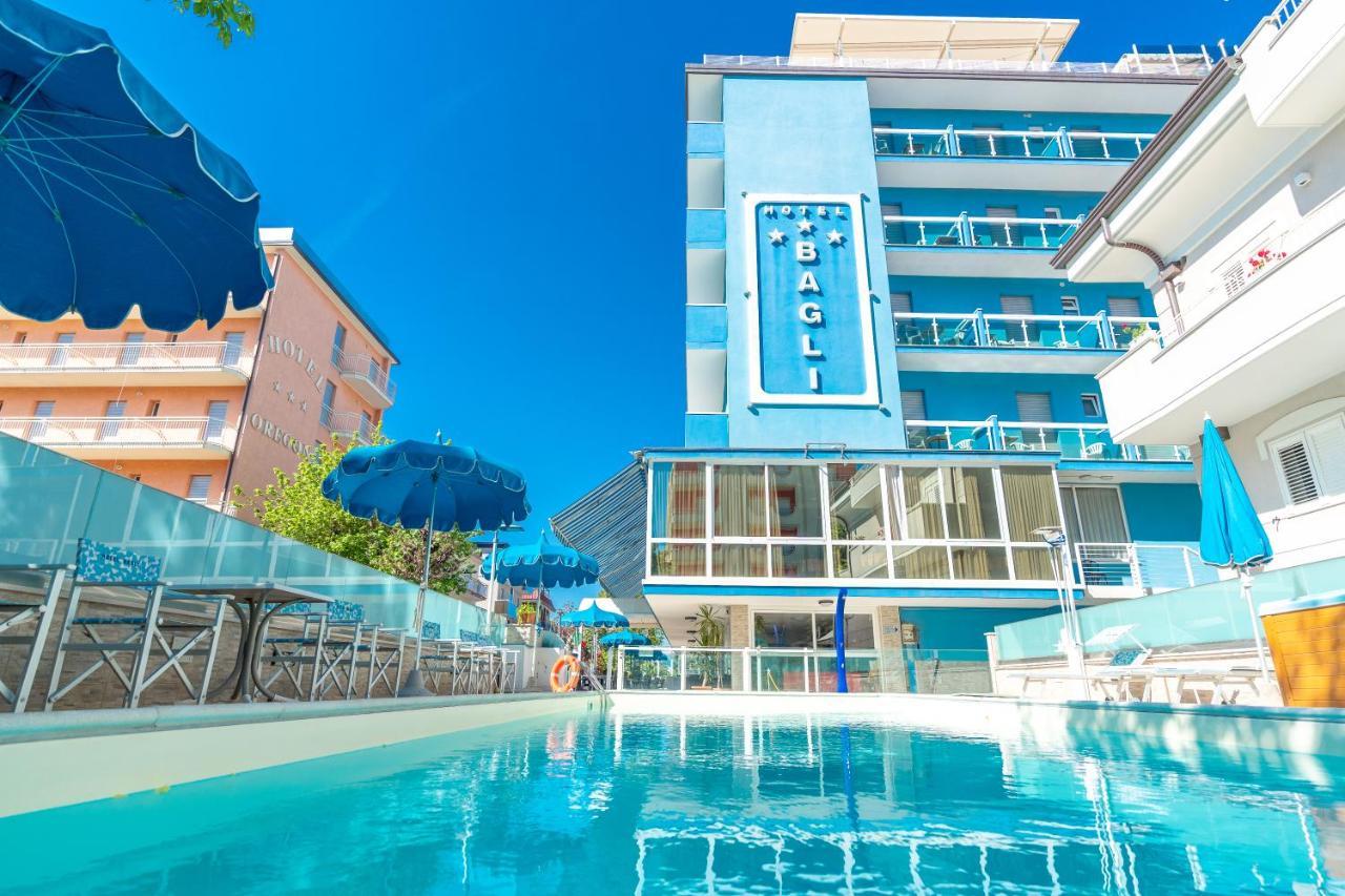 Hotel Bagli Римини Экстерьер фото